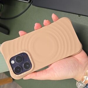 casetify ripple case iPhone 14 Pro color latte